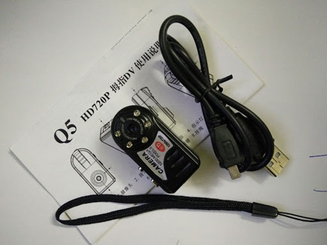 Camera siêu nhỏ Q5 thiết kế tinh xảo công nghệ ghi hình hiện đại