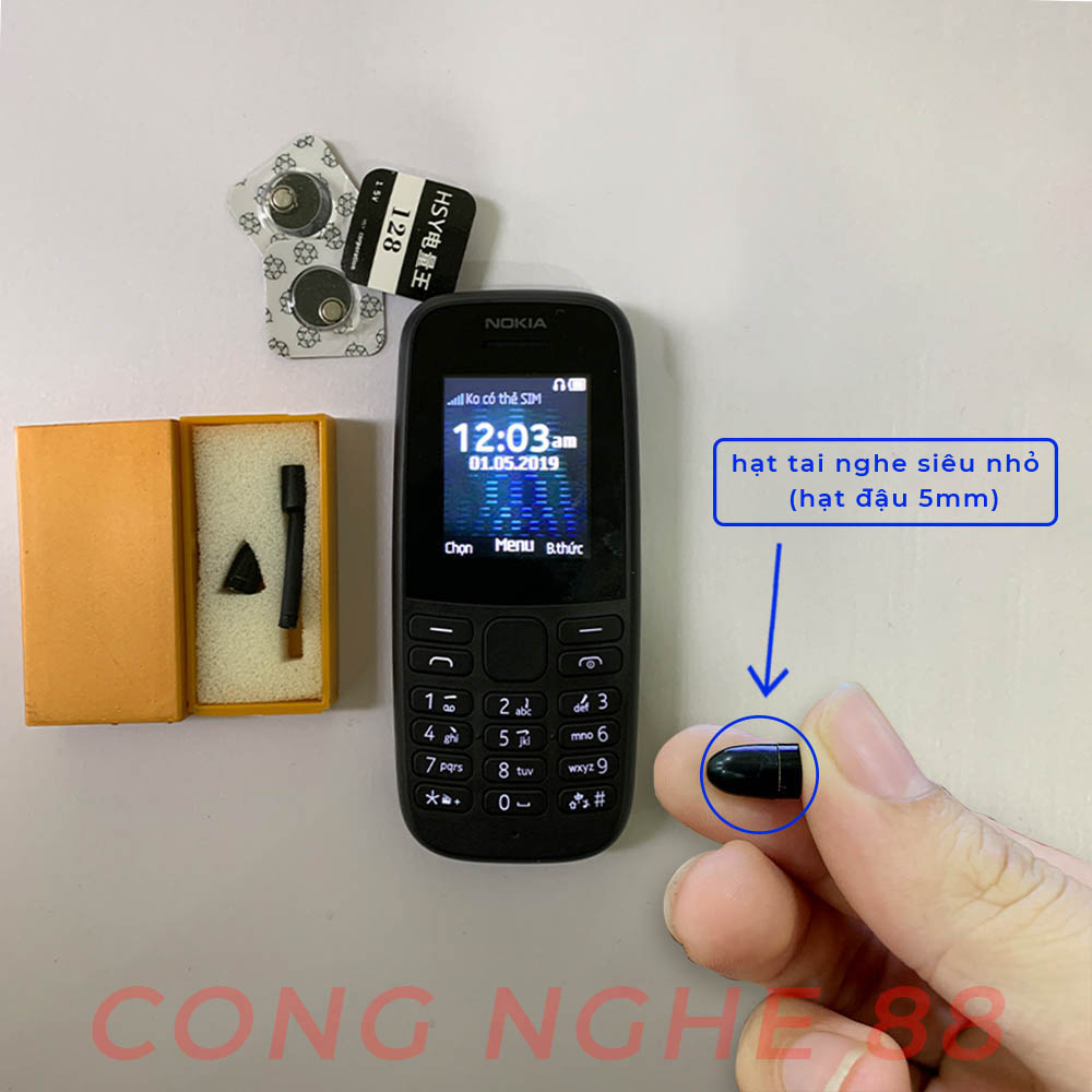 Tai Nghe Siêu Nhỏ Hạt Đậu 5mm Nokia 105
